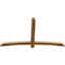 Ekena Millwork Bellingham Rough Sawn Timber Gable Bracket, Western Red Cedar, 72"W x 42"H x 2"D x 4"F, 14/12 Pitch GBW072X42X0204BEL00RWR - alternate 3